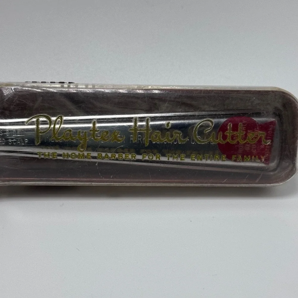 Vintage Playtex Hair Cutter Home Barber For The Entire family Original Container
